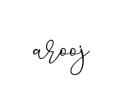 Arooj signature