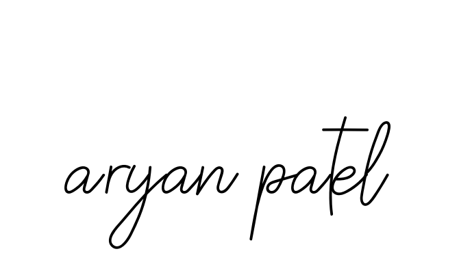 Handwritten Signature for Aryan-patel - Style 145 Online