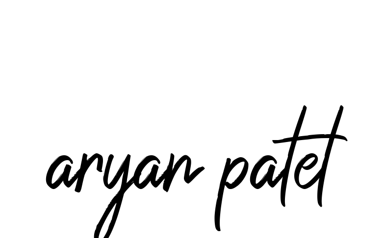 Handwritten Signature for Aryan-patel - Style 149 Online