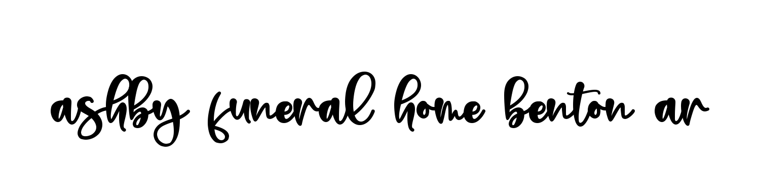 Handwritten Signature for Ashby-funeral-home-benton-ar - Style 136 Online