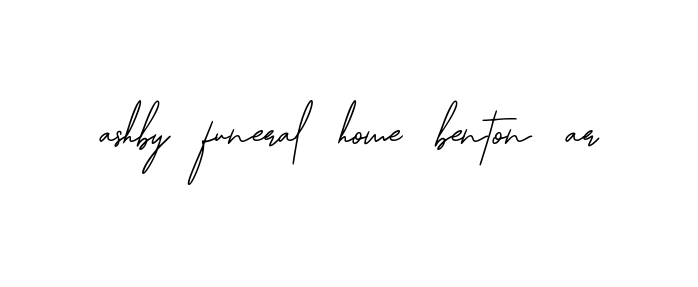 Handwritten Signature for Ashby-funeral-home-benton-ar - Style 139 Online