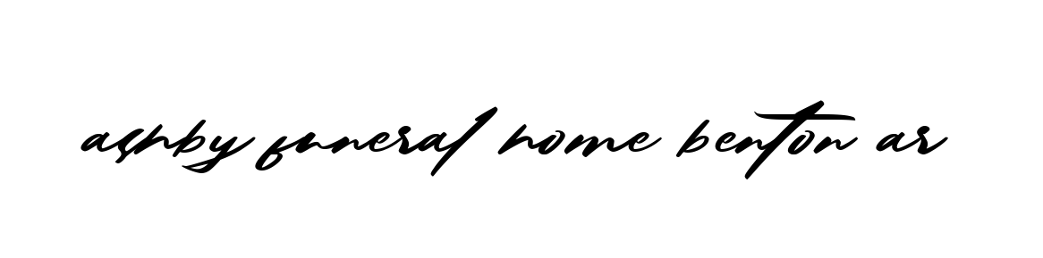 Handwritten Signature for Ashby-funeral-home-benton-ar - Style 140 Online