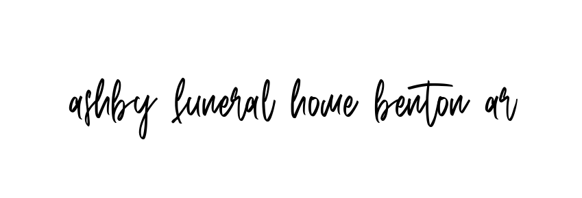 Handwritten Signature for Ashby-funeral-home-benton-ar - Style 143 Online