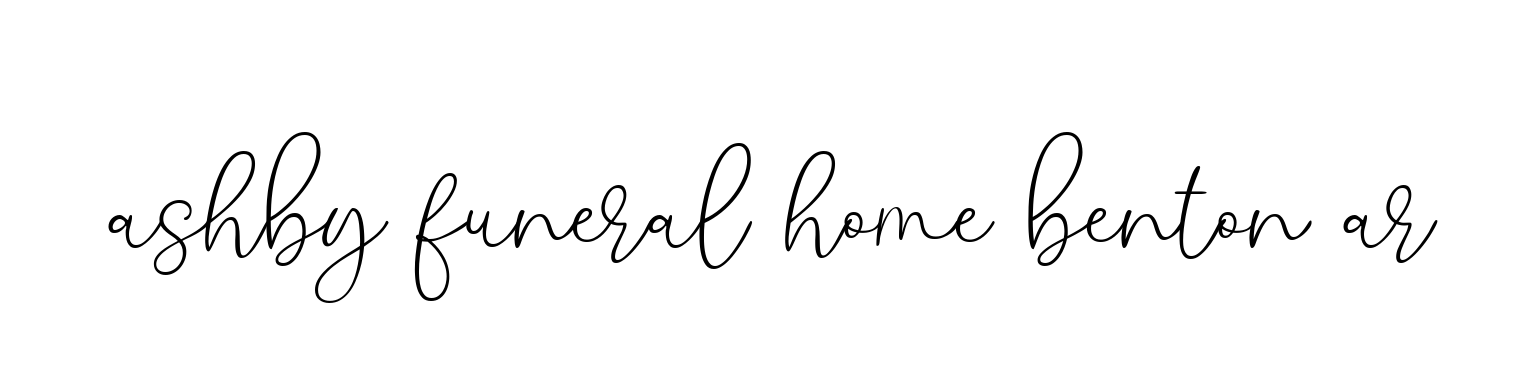 Handwritten Signature for Ashby-funeral-home-benton-ar - Style 147 Online