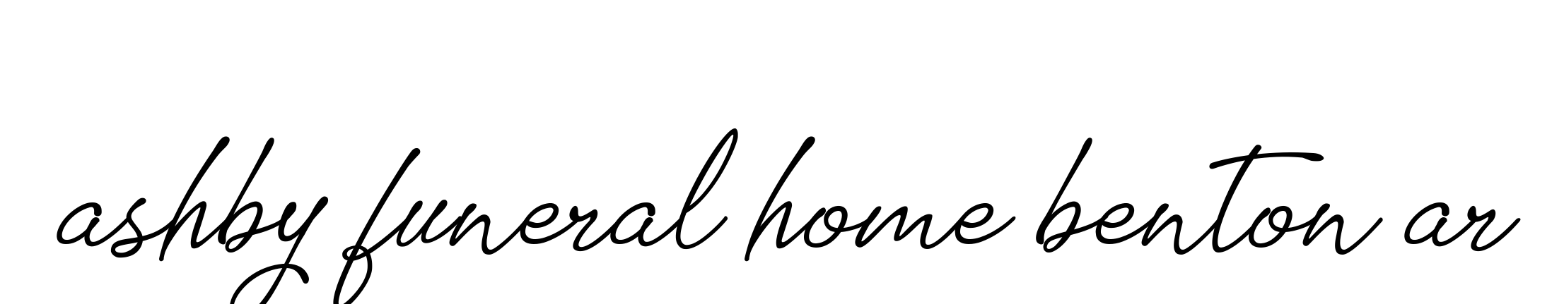 Handwritten Signature for Ashby-funeral-home-benton-ar - Style 151 Online