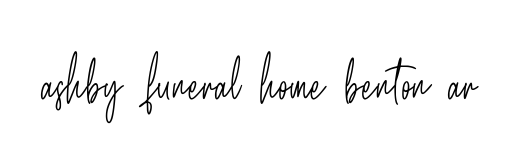 Handwritten Signature for Ashby-funeral-home-benton-ar - Style 154 Online