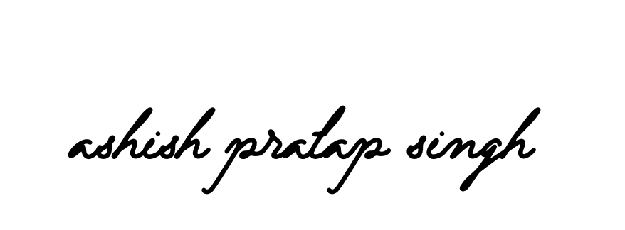 Handwritten Signature for Ashish-pratap-singh - Style 138 Online