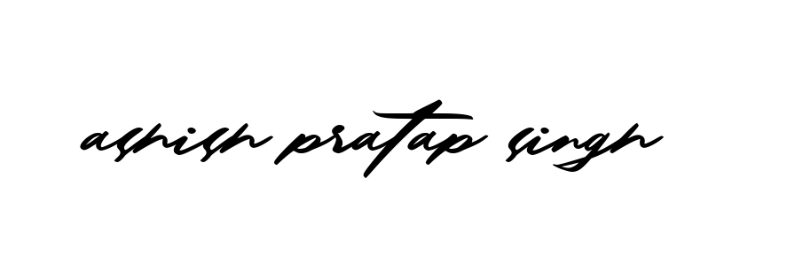 Handwritten Signature for Ashish-pratap-singh - Style 140 Online