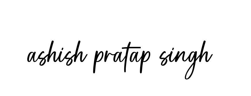 Handwritten Signature for Ashish-pratap-singh - Style 142 Online