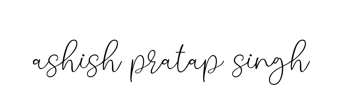 Handwritten Signature for Ashish-pratap-singh - Style 147 Online