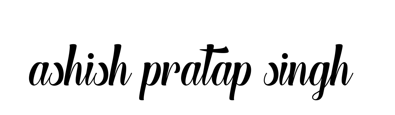 Handwritten Signature for Ashish-pratap-singh - Style 148 Online