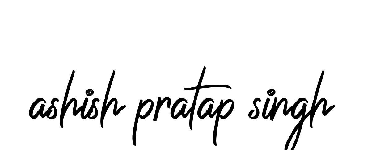 Handwritten Signature for Ashish-pratap-singh - Style 149 Online