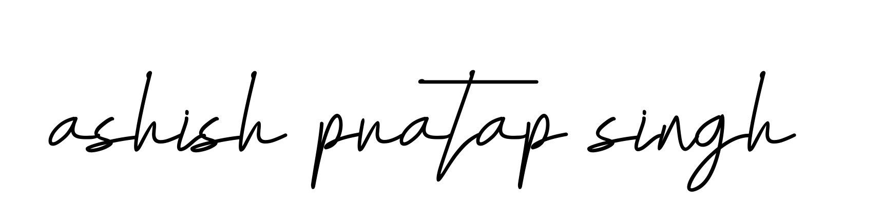 Handwritten Signature for Ashish-pratap-singh - Style 155 Online