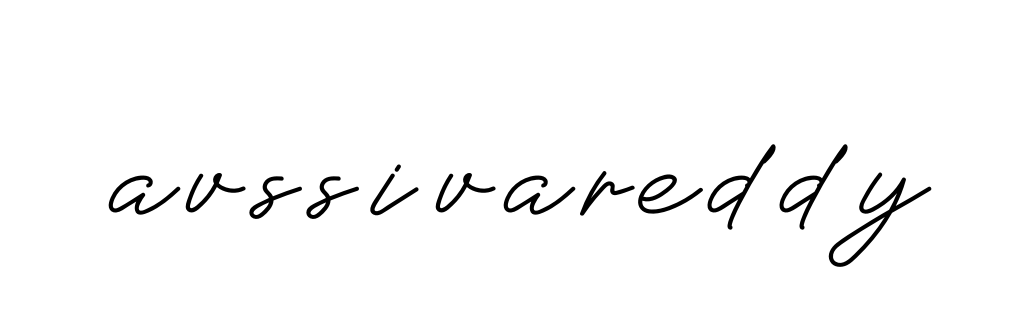 Handwritten Signature for Avssivareddy - Style 152 Online