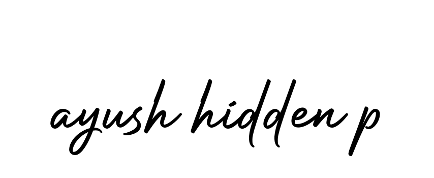 Ayush-hidden-p signature