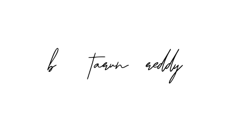 Handwritten Signature for B--tarun-reddy- - Style 139 Online