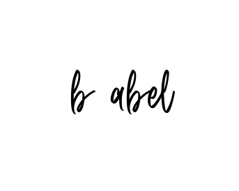 Handwritten Signature for B-abel - Style 143 Online