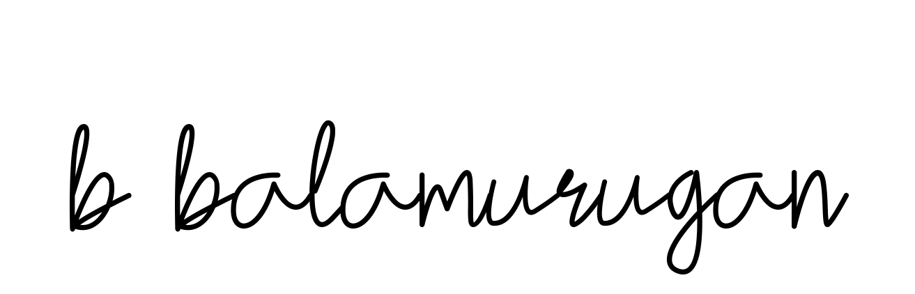 B-balamurugan- signature