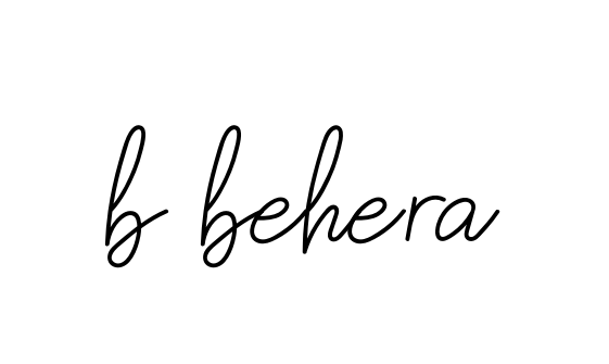 B-behera signature