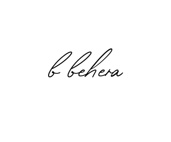 B-behera signature