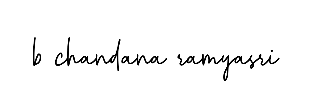 B-chandana-ramyasri- signature
