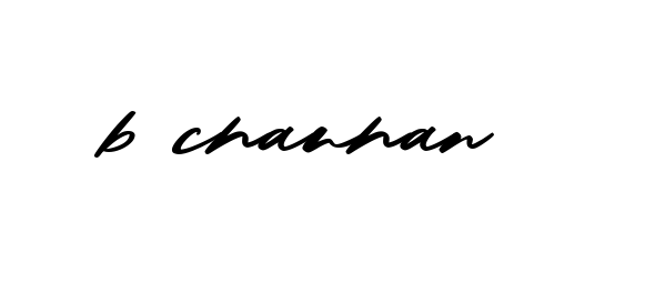 Handwritten Signature for B-chauhan- - Style 140 Online