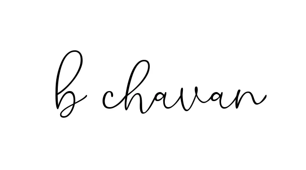 Handwritten Signature for B-chavan - Style 147 Online
