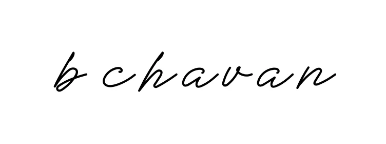 Handwritten Signature for B-chavan - Style 152 Online