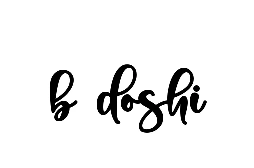 Handwritten Signature for B-doshi - Style 136 Online