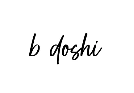 Handwritten Signature for B-doshi - Style 142 Online