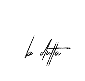 Handwritten Signature for B-dutta - Style 133 Online