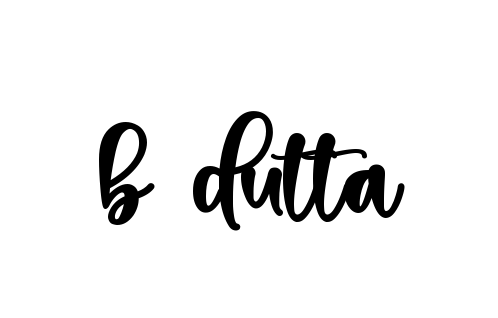 Handwritten Signature for B-dutta - Style 136 Online