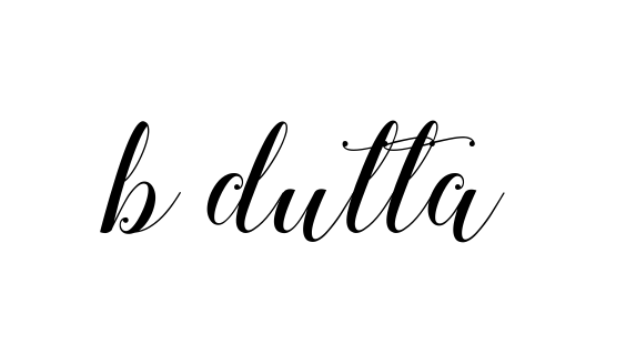 Handwritten Signature for B-dutta - Style 144 Online