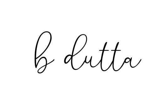 Handwritten Signature for B-dutta - Style 147 Online