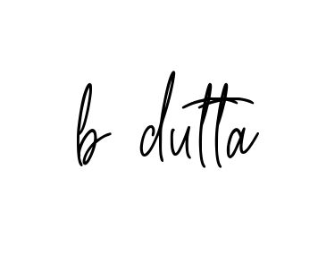Handwritten Signature for B-dutta - Style 154 Online