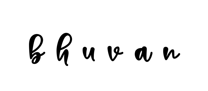 Handwritten Signature for B-h-u-v-a-n - Style 136 Online