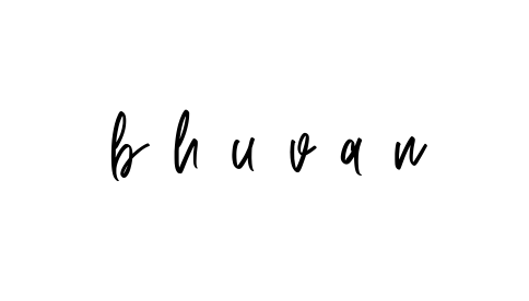 Handwritten Signature for B-h-u-v-a-n - Style 143 Online