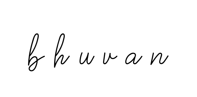 Handwritten Signature for B-h-u-v-a-n - Style 145 Online
