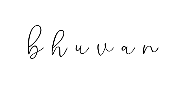 Handwritten Signature for B-h-u-v-a-n - Style 147 Online