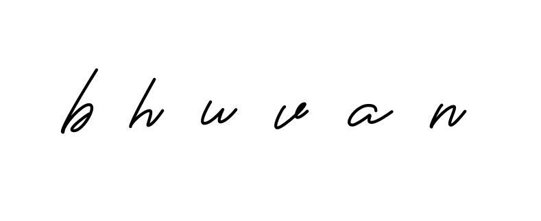 Handwritten Signature for B-h-u-v-a-n - Style 150 Online