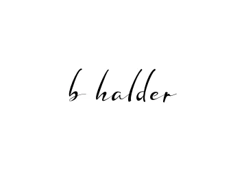 Handwritten Signature for B-halder - Style 132 Online