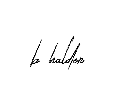 Handwritten Signature for B-halder - Style 133 Online