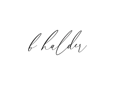 Handwritten Signature for B-halder - Style 134 Online