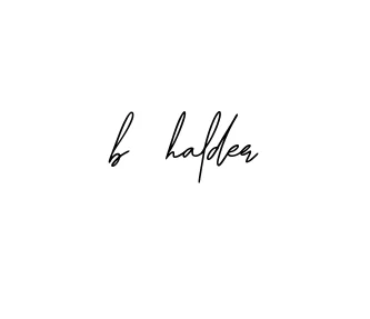 Handwritten Signature for B-halder - Style 139 Online