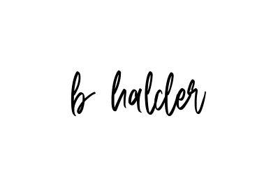 Handwritten Signature for B-halder - Style 143 Online