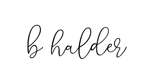 Handwritten Signature for B-halder - Style 147 Online