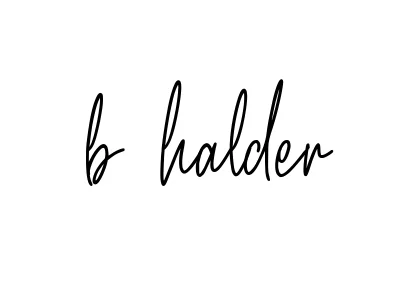 Handwritten Signature for B-halder - Style 154 Online