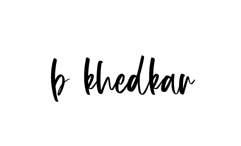B-khedkar signature