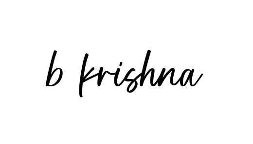 Handwritten Signature for B-krishna - Style 142 Online