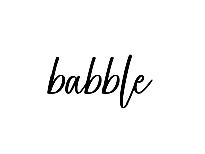 Handwritten Signature for Babble - Style 142 Online